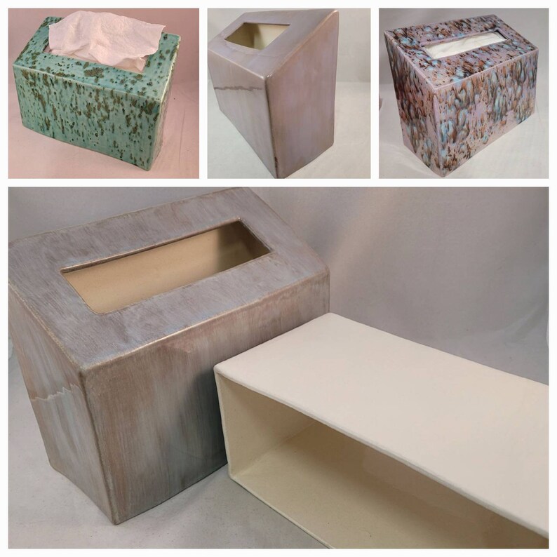 Hand Towel Box Cover Holder Made to Order Handmade Ceramics Etsy