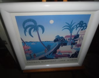 Vintage 1986 Thomas Mcknight Hanson Galleries Coconut Grove