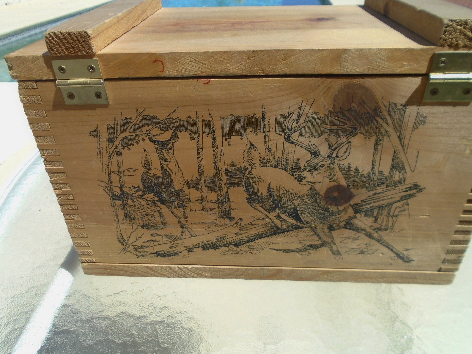 Vintage Hunting Ammunition Box Wooden Crate The Classic By Etsy
