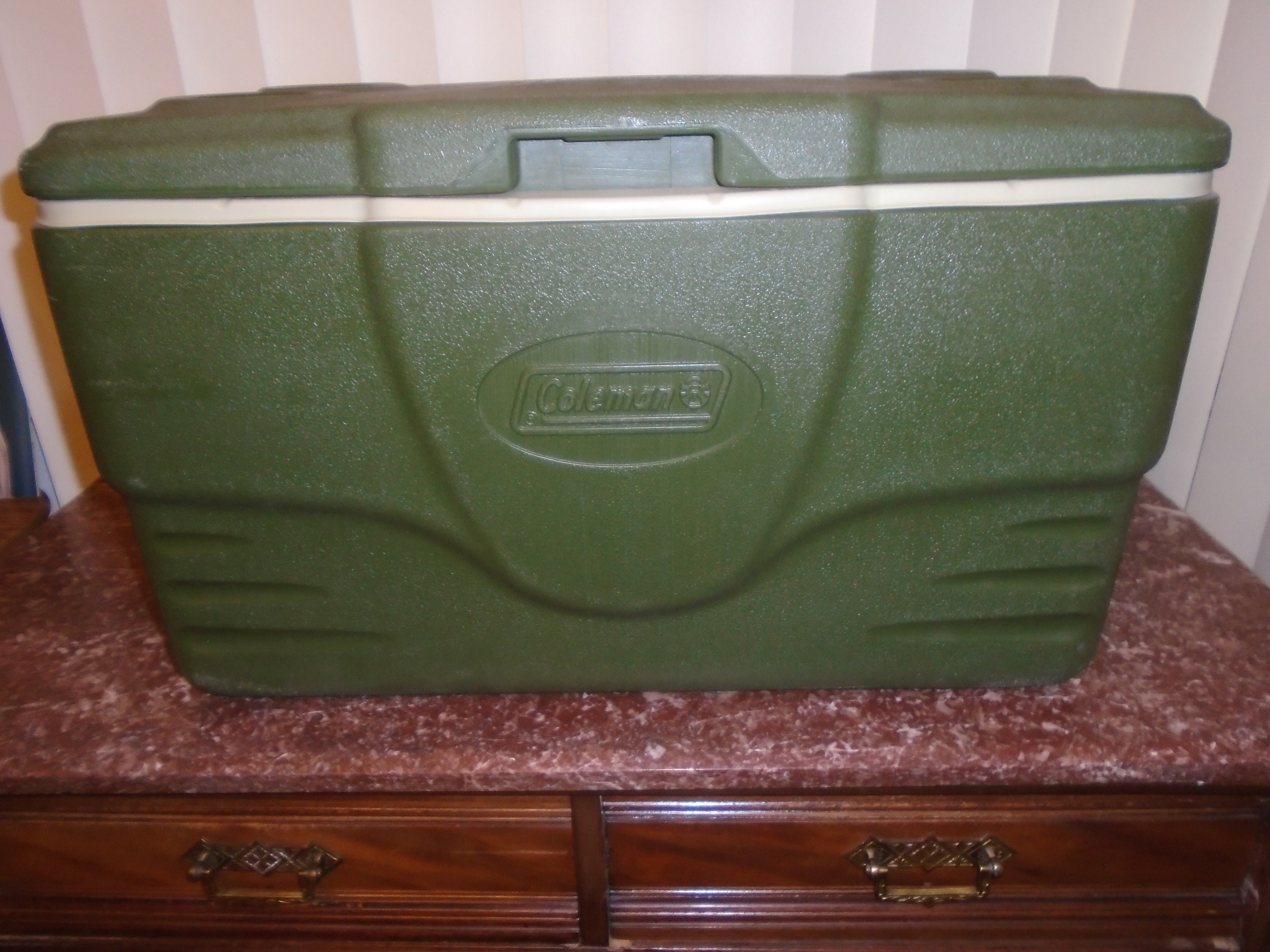 Vintage Coleman Army Military Green Cooler Camping Wichita, Kansas