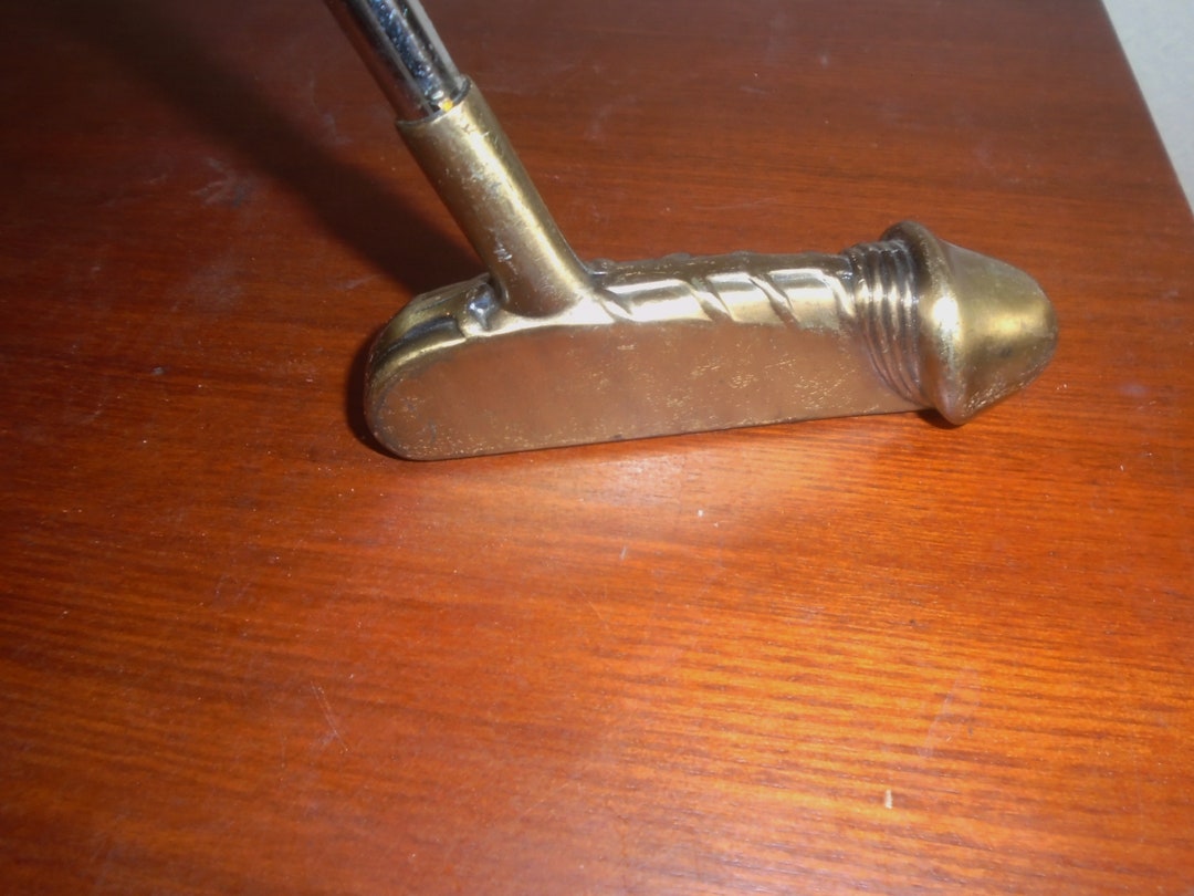 Rare Golf Putter Vintage 1996 Brass Penis Golf Putter Novelty Etsy