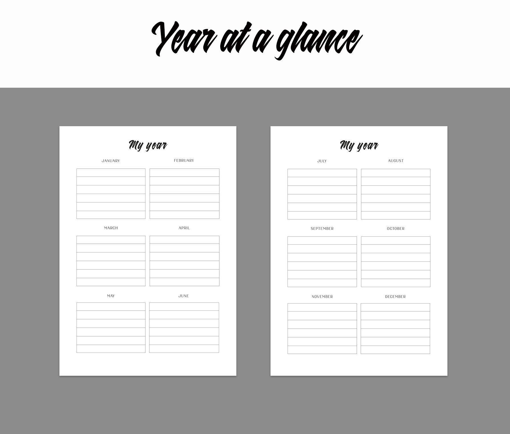 simple printable black and white planner daily planner printable a4