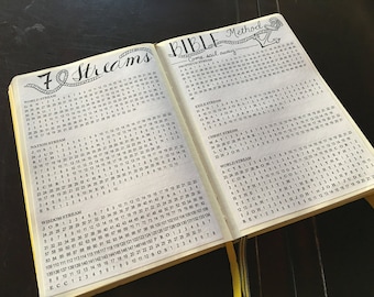 Seven Streams Bible Reading Tracker Bullet Journal