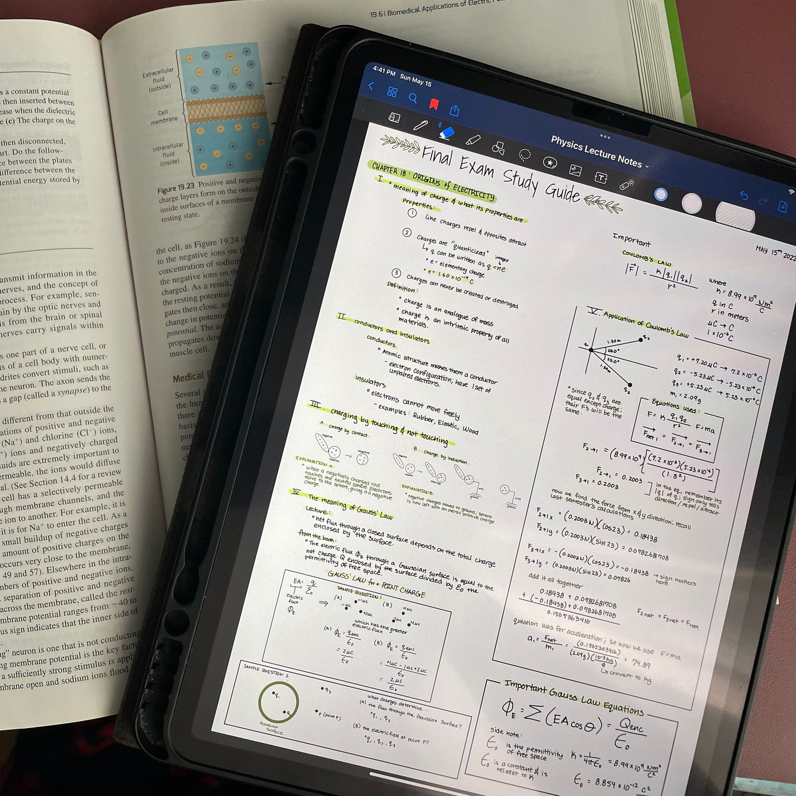 Physics 2B Final Exam Study Guide - Etsy