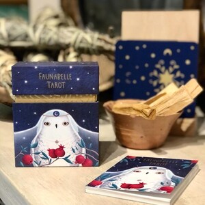 Faunabelle Tarot sold by author. Animal tarot deck. Tarot deck for Children. Color Guidebook. bild 7