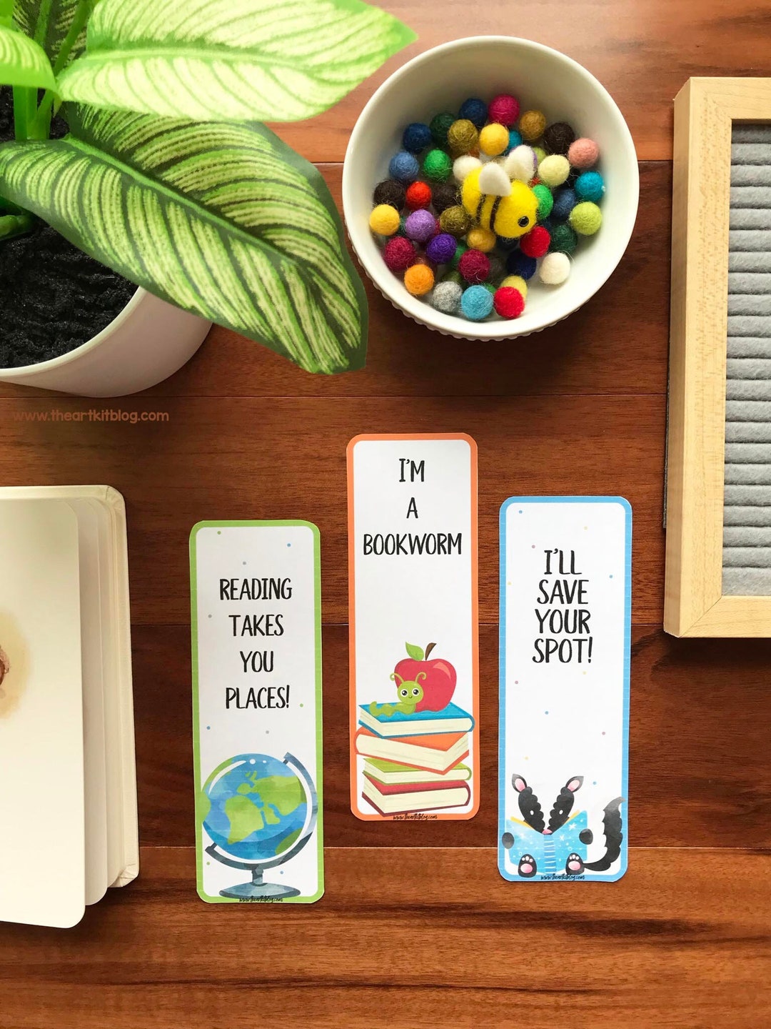 Printable Bookmarks for Kids, Cute Bookmarks for Readers, Bookworms ...