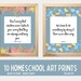 Set of 10 PRINTABLE Homeschool Decor Prints Ready to Print - Etsy