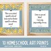 Set of 10 PRINTABLE Homeschool Decor Prints Ready to Print - Etsy