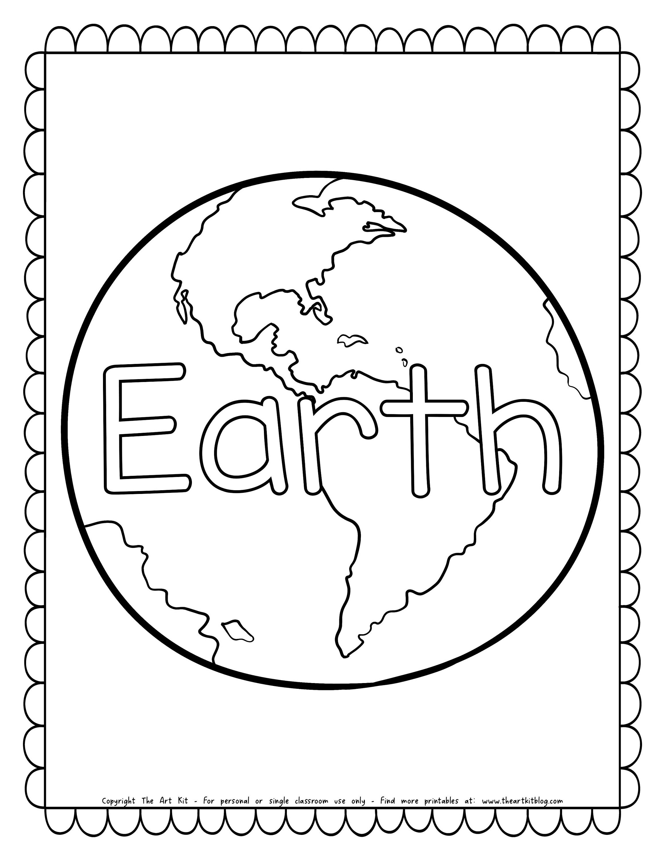 Solar System Coloring Pages Book, 13 Pages to Color, PRINTABLE for Kids ...