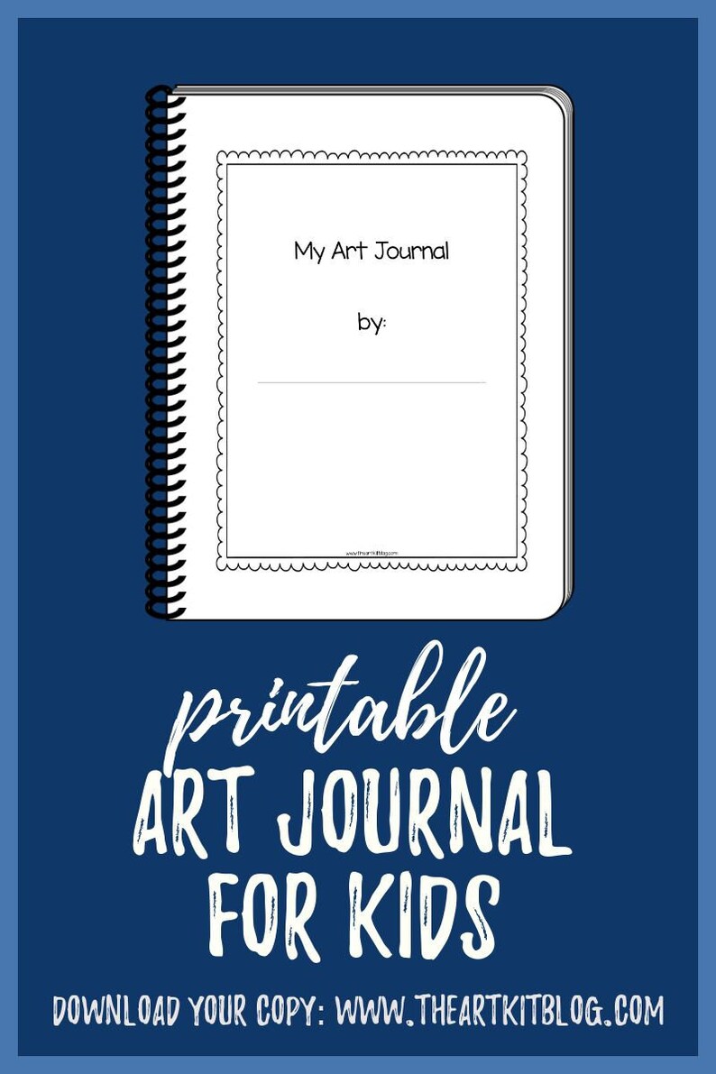 Printable Art Journal for Kids // 65 Pages of Fun Drawing Prompts ...