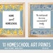 Set of 10 PRINTABLE Homeschool Decor Prints Ready to Print - Etsy