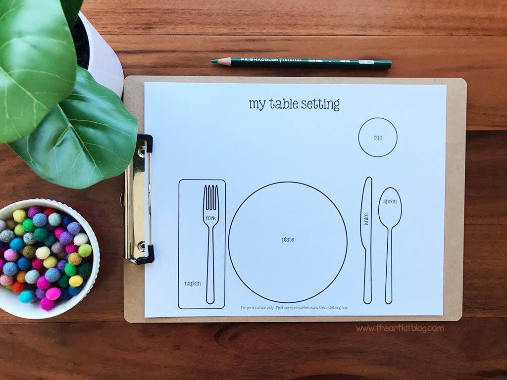 Learning School Placemat Templates PDF Montessori Placemat Printable Learning School Placemat Templates PDF Montessori Placemat Printable