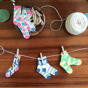 Printable Matching Socks Game Busy Book Preschool Printable - Etsy