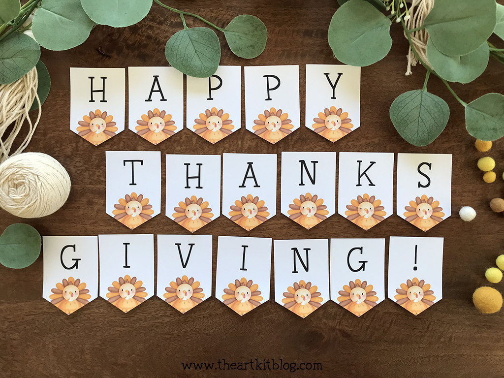 Thanksgiving banner sparklebox