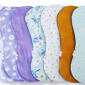 Pack of 7 washable sanitary towels without wings - DAISY (S) Normal flow - Panty liner - Panty liner - Pad - Menstrual panty liner