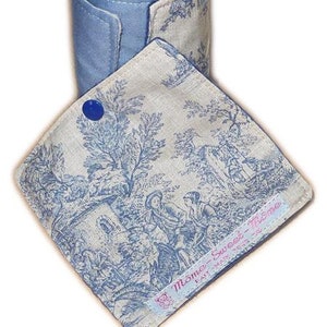 Washable cotton toilet paper (roll) TOILE DE JOUY pattern - Washable toilet paper - Washable toilet paper