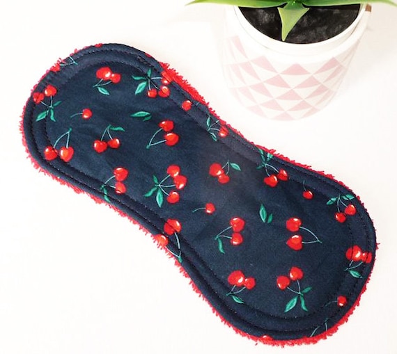 Washable panty liner without waterproof wings CERISES - Panty liner - Panty  liner cushion - Pad - Cup lining - Organic cloth