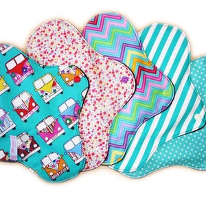 Washable sanitary napkin (Size: M) - HIPPIE - Zero waste - washable sanitary napkin - ecological sanitary napkins