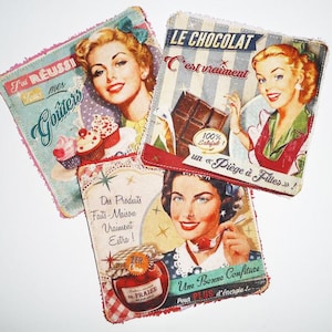 RETRO VINTAGE Zero Waste Waschbares Tuch - Umweltbewusstes wiederverwendbares Tuch - Alternatives Tuch