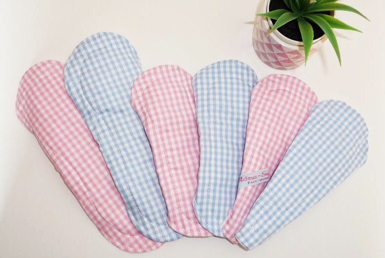 Protège-slip lavable - protège-string lavable - Tanga - VICHY - PSL écologique réutilisable