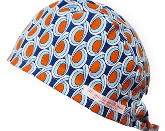 Surgical cap - Round Vintage - Operating room cap - Surgeon - Dentist - Midwife - Nurse - Anesthetist - Medical cap