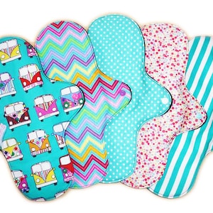 Washable sanitary napkin (Size: L) - HIPPIE - Zero waste - washable sanitary napkin - ecological sanitary napkin
