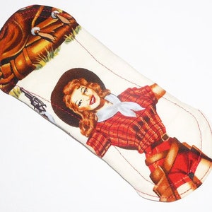 Washable Panty Liner (Mini) - PIN-UP CoW-GiRL - zero waste - Eco-friendly panty liner