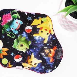 Protège-slip lavable - protège-string lavable - serviette hygiénique lavable - Cloth pad organic - Geek