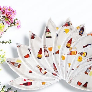 Waschbare Interlabialbinden BELGIAN BEERS (11er-Set) Größe: S-M-L - Interlabiale Blütenblätter - Interlabialbinden - Intralabialbinden - Tampons