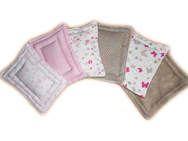 Lot 2 Éponges Lavables Écologiques Zéro Déchet Fleurs - Papillons Feuillage Washable Sponge Zero Was