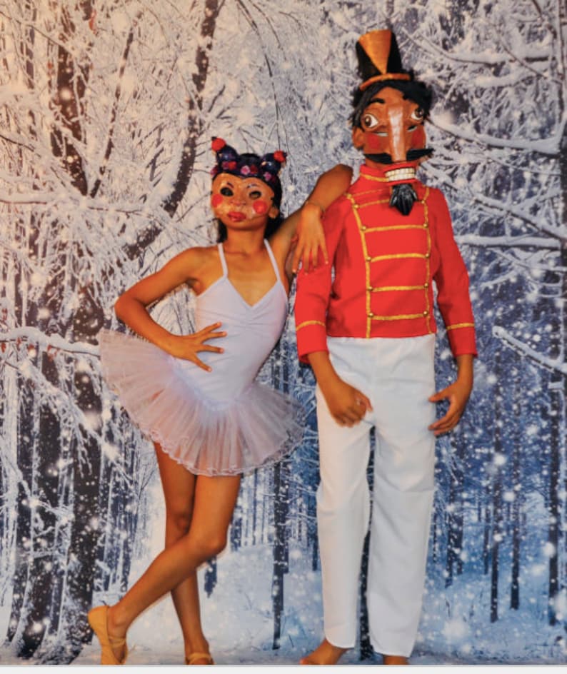 Sugar Plum Fairy Mask Nutcracker paper mache mask Etsy