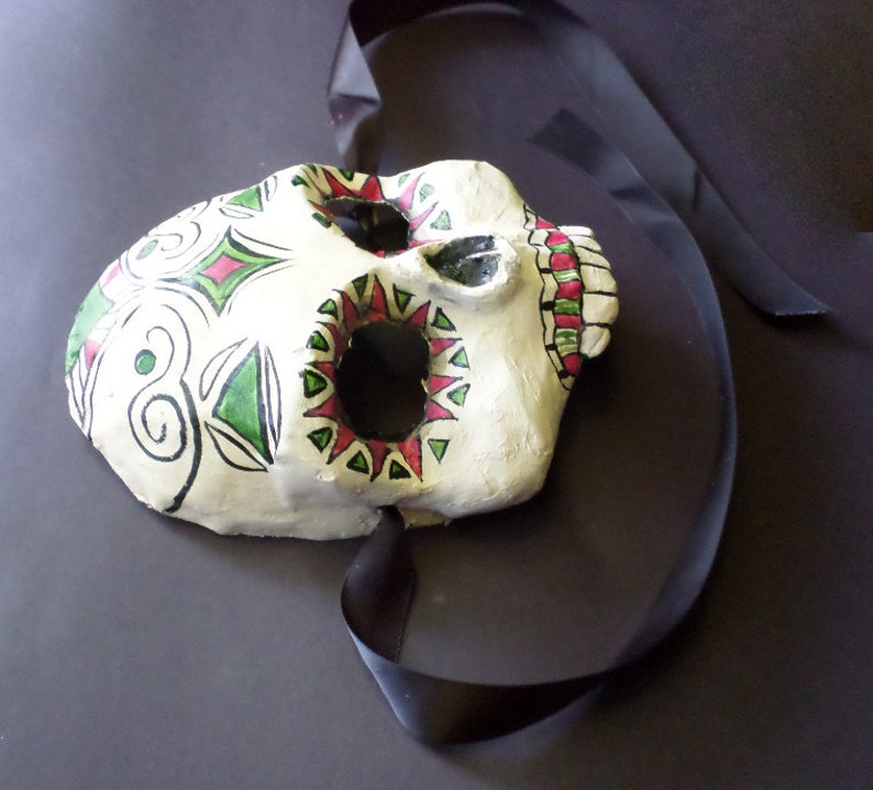 Day of The Dead Mask for men Dia de la muertos calaca Etsy