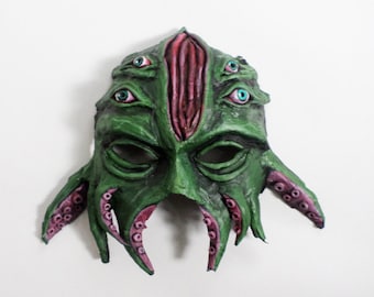 Cthulu Mask, H.P. Lovecraft, Great old one, wearable, from the deep