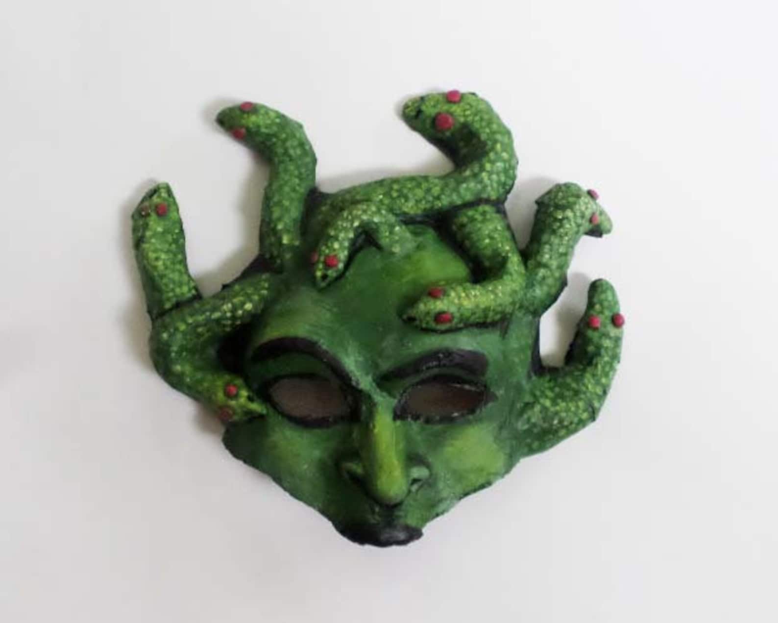 Medusa Mask monster unique mask ancient Greece Etsy