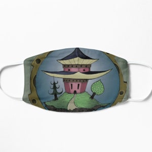 Die Pagode Design Gesichtsmaske, Gesichtsverkleidung, Pagode
