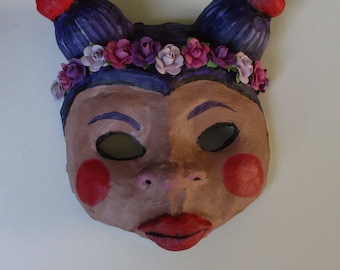 Sugar Plum Fairy Mask, Nutcracker, paper mache mask