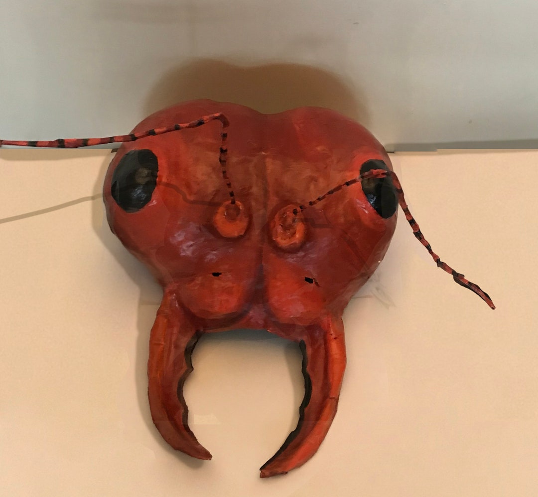 Ant Mask, Insect Mask, Mask, Cosplay, Bug,paper Mache, Wearable - Etsy