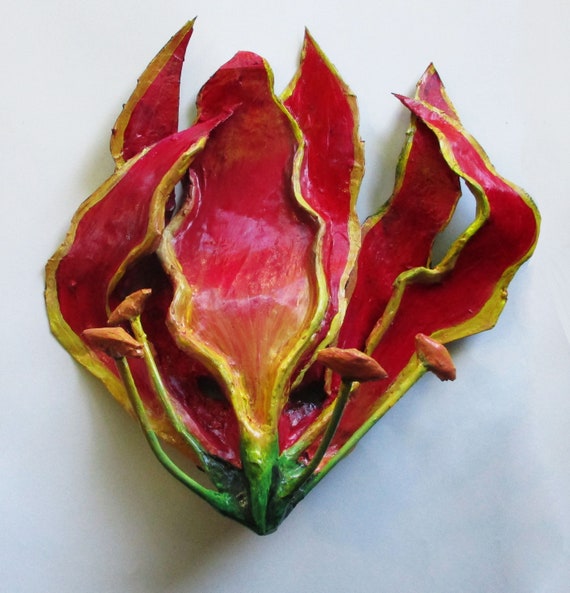 Máscara de lirio de llama flor nacional de Zimbabue lirio - Etsy España Máscara de lirio de llama flor nacional de Zimbabue lirio - Etsy España