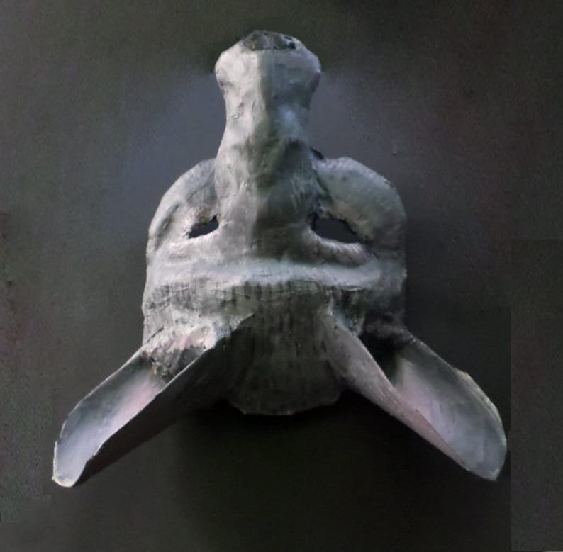 Rat Mask Paper Mache Rodent Grey Rat Wearable Mouse Etsy