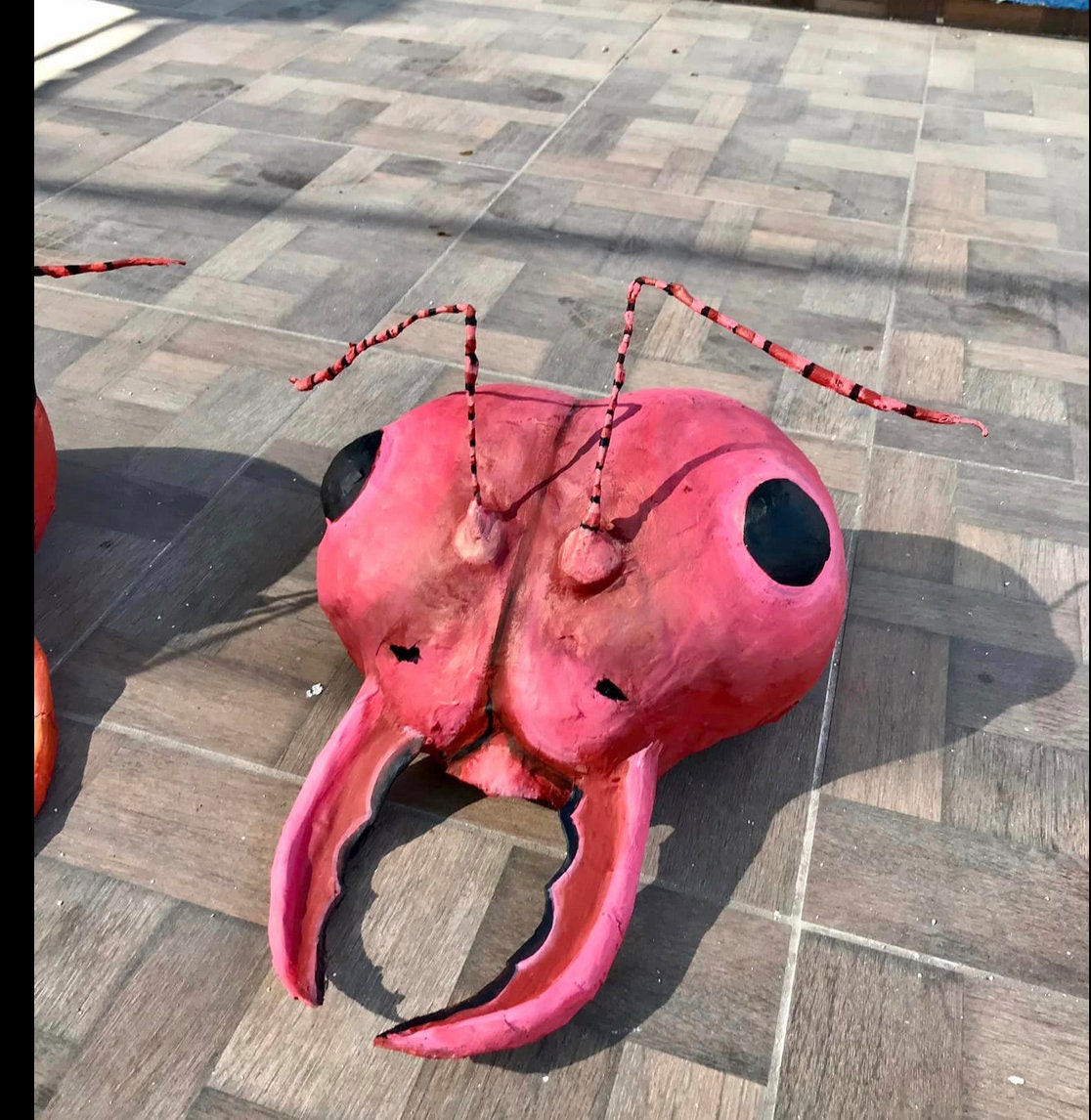 Ant Mask, Insect Mask, Mask, Cosplay, Bug,paper Mache, Wearable - Etsy