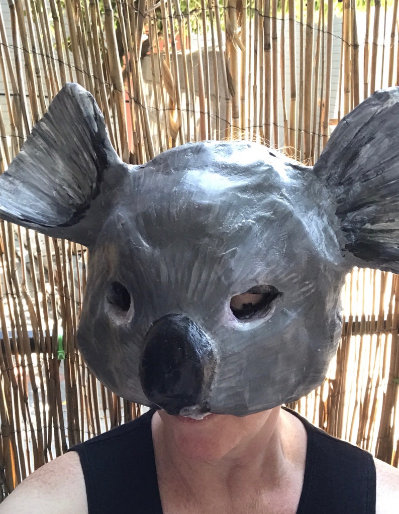 Koala Bear Mask Koala Bear Marsupial Mask Wearable Paper Etsy