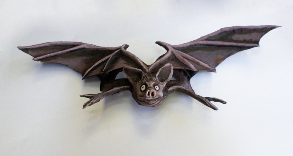 Bat Mask,chiropteran, Mammal, Vampire, Paper Mache, Unique Mask ...