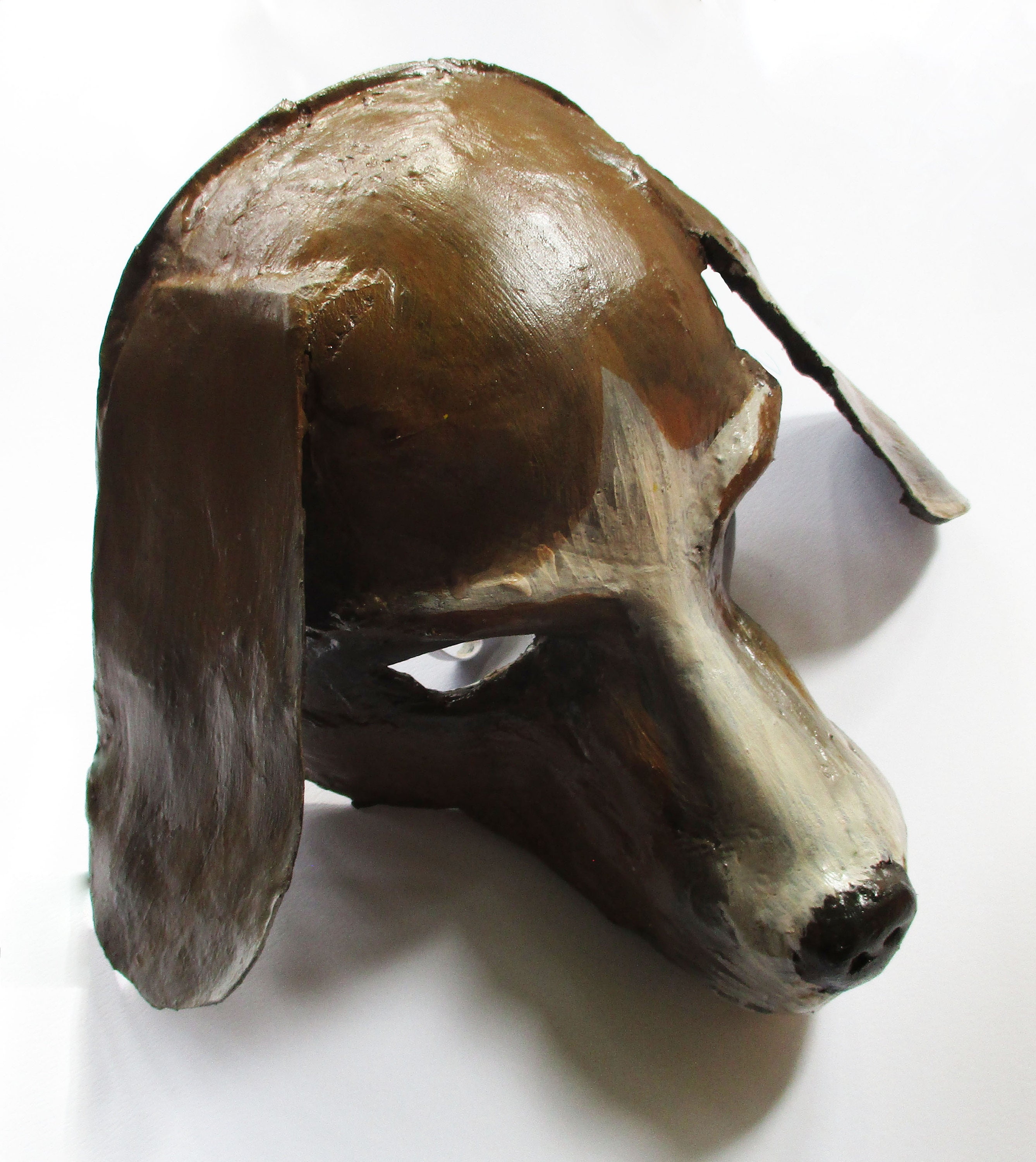 Dog Mask Canine paper mache costume cosplay puppy dog Etsy