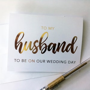 À mon futur mari - Carte de mariage - Souvenir de mariage en aluminium