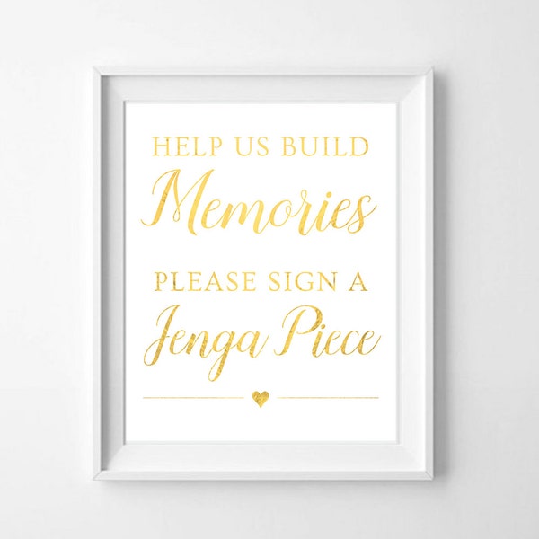 Sign a Jenga Piece - Etsy