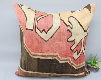 32x32 Rug Pillows Boho Pillows Decorative Pillows Outdoor Pillows Big Size Kilim pillow Turkish Kilim Pillow Large Cushion Cover SP8080-219