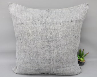 Boho body pillow | Etsy Pillow cover gray tie dye printed boho