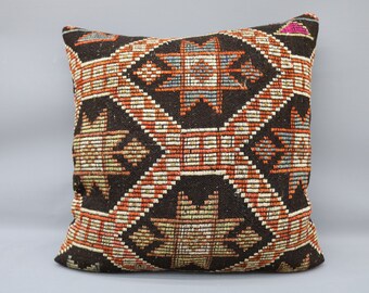 32x32 Rug Pillows Boho Pillows Decorative Pillows Outdoor Pillows Big Size Kilim pillow Turkish Kilim Pillow Large Cushion Cover SP8080-219