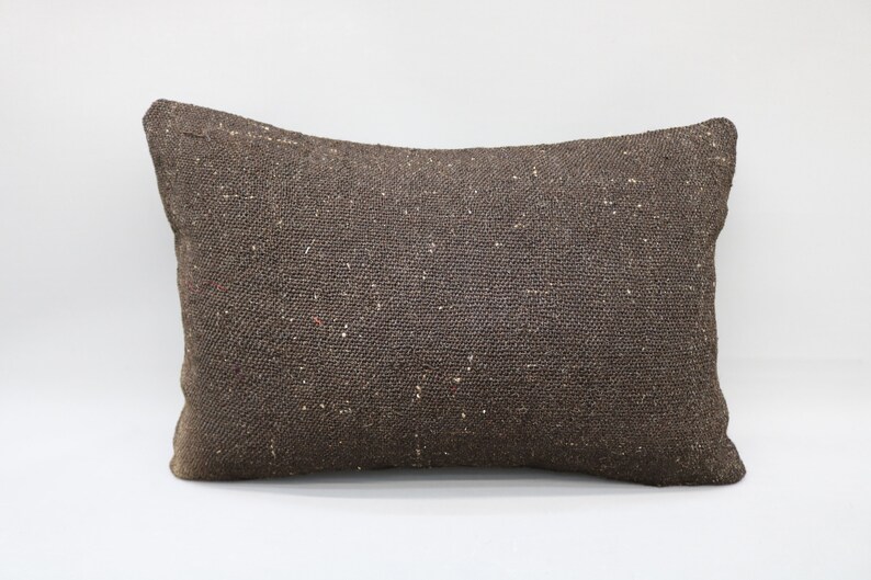 Cushion Case 2671 40x60 cm,Throw Pillow,Turkish Pillow,Pillow,Decorative Pillow,16x24 Brown Flat Kilim Pillow,Lumbar Pillow
