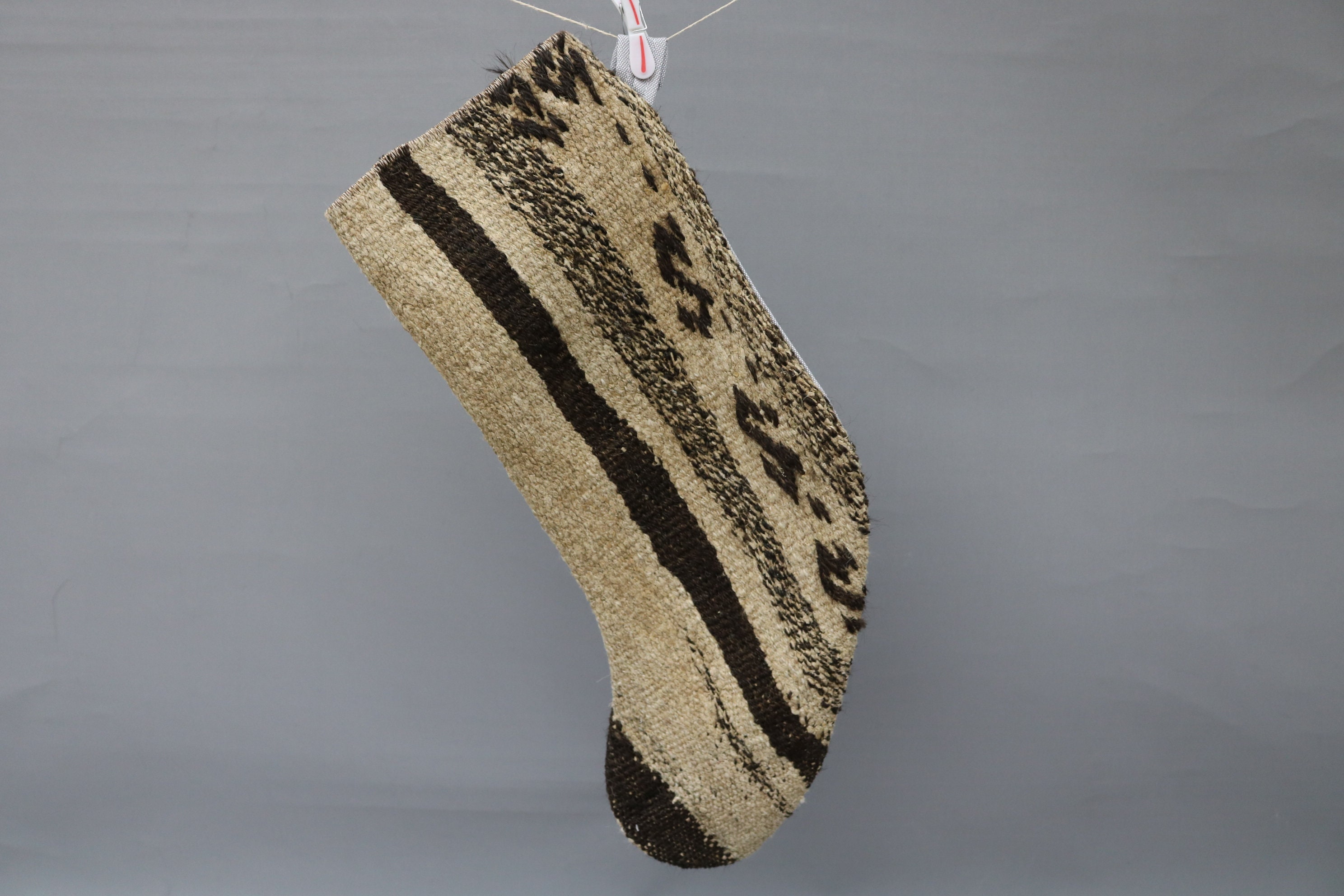 Christmas Stocking Hemp Handmade Stocking,Christmas Decor 1117 Gift Stocking,Xmas Stocking Kilim Stocking Monogrammed Stocking